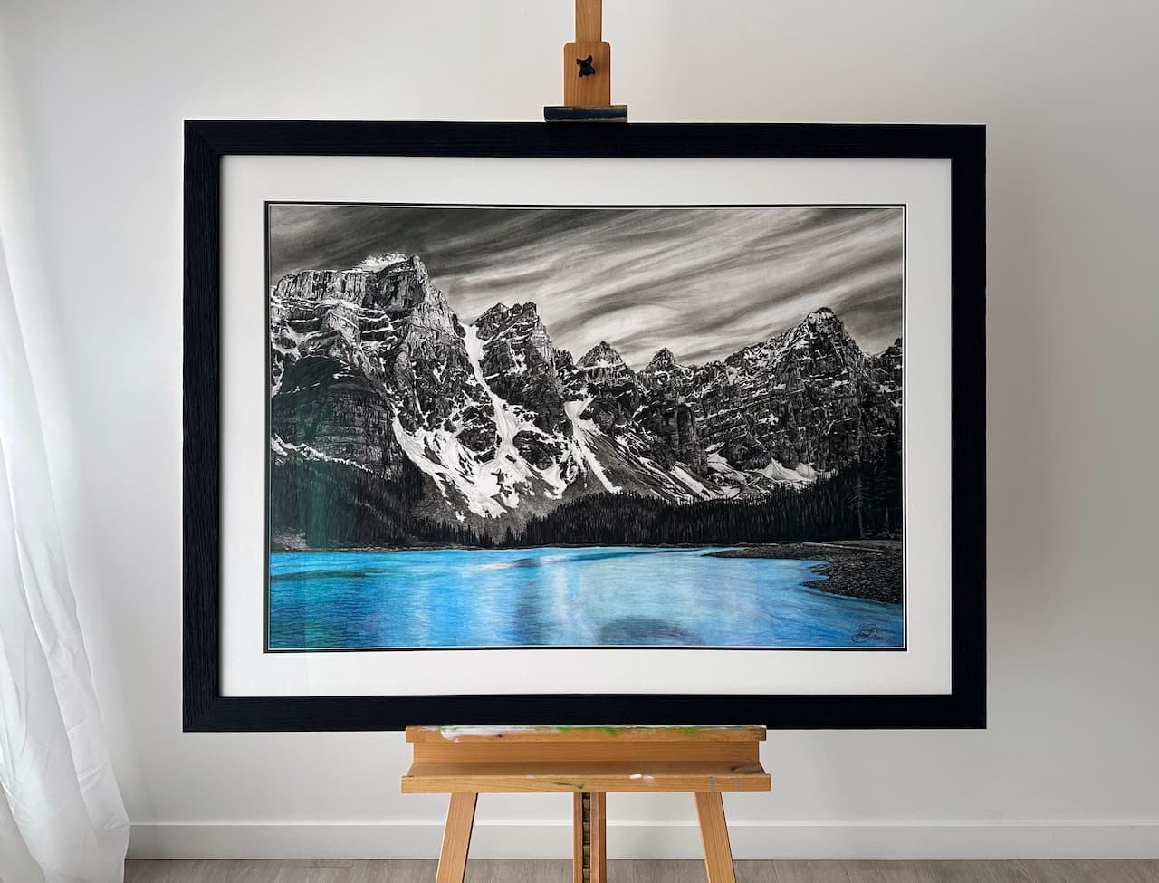 Morraine Lake Framed - Veronika Kitzul